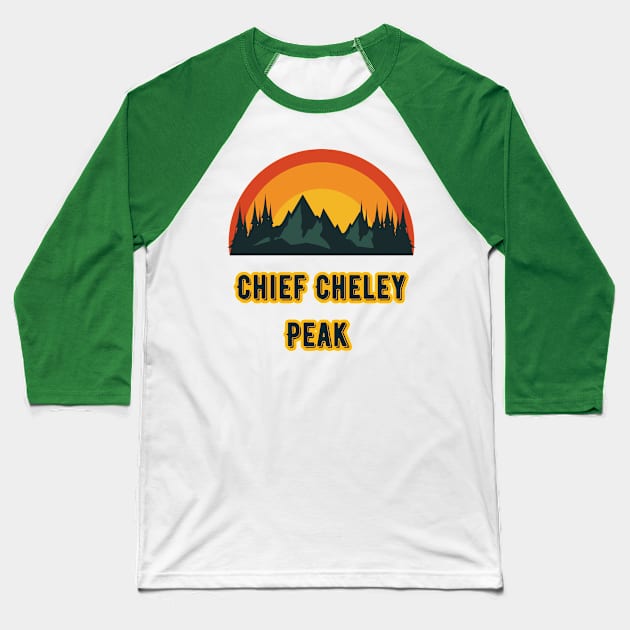 Chief Cheley Peak Baseball T-Shirt by Canada Cities